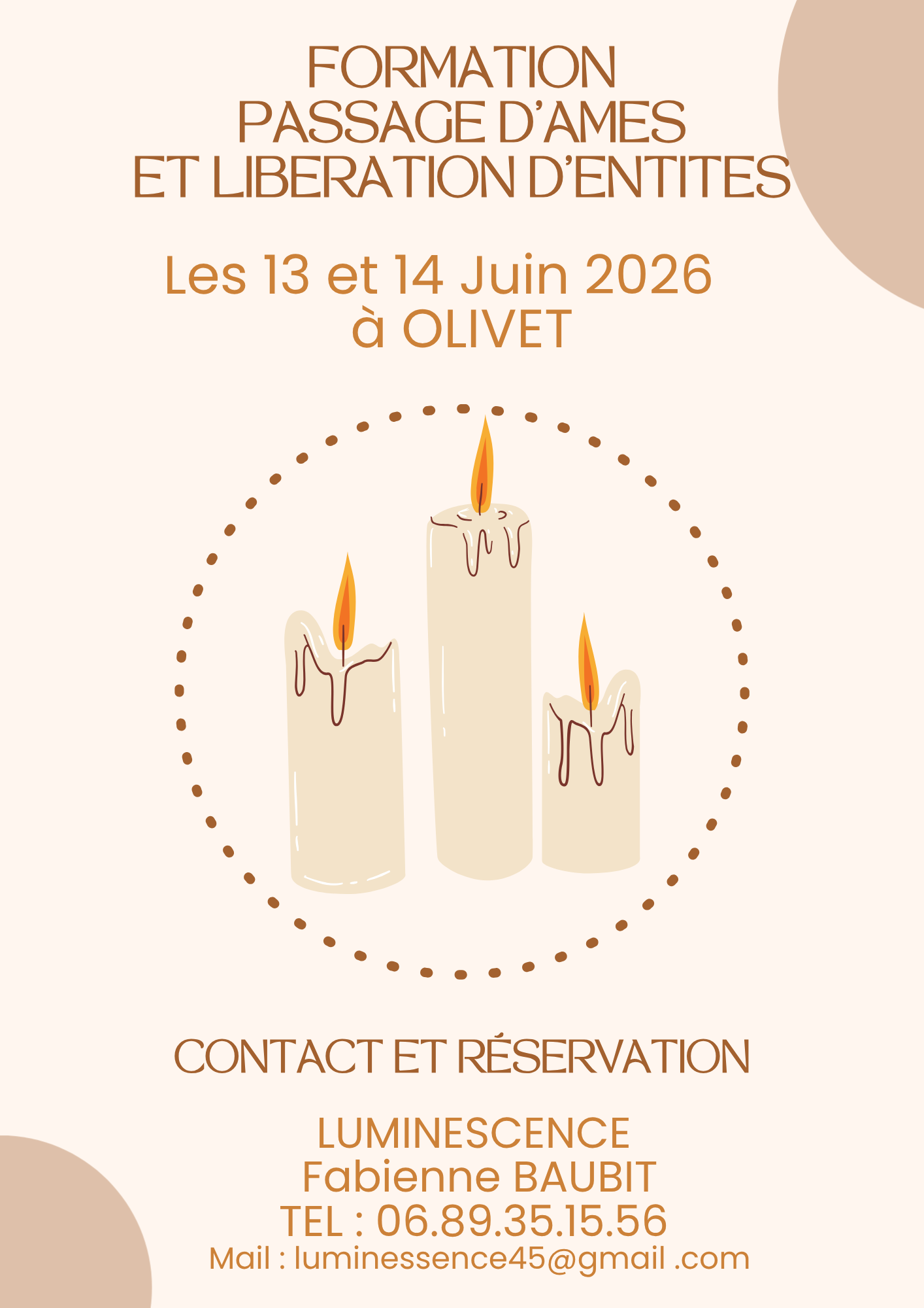 Flyer formation passage d'ames